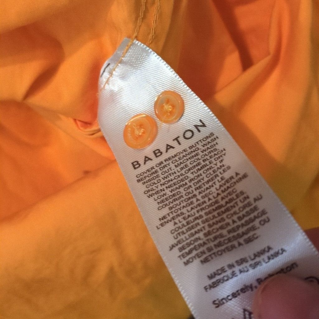 Other Babaton Oversized Orange Button Down Long Sleeve Shirt Med Size M / US 6-8 / IT 42-44 - 4 Thumbnail