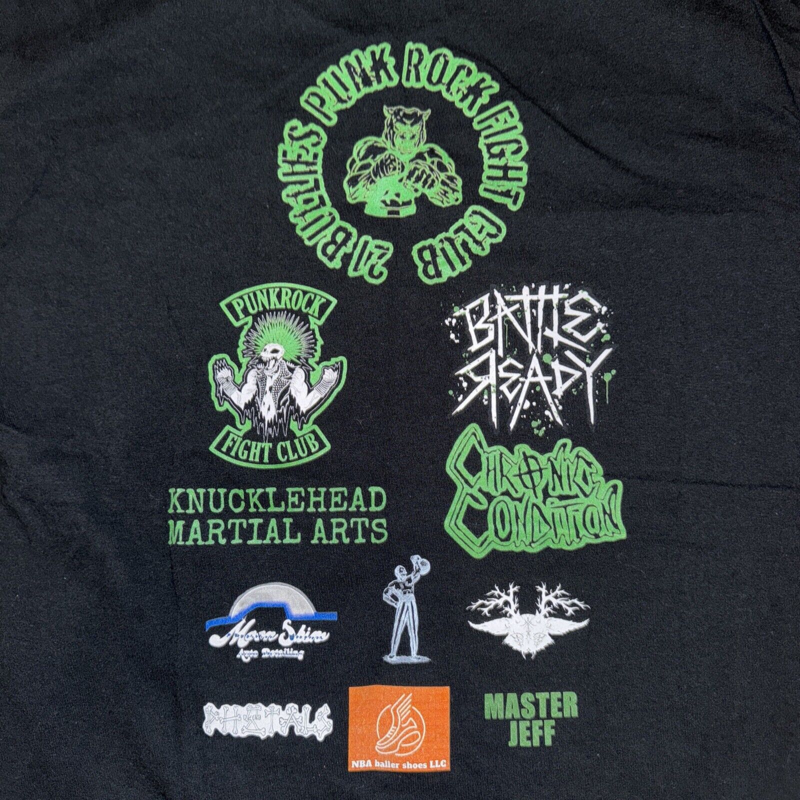 Band Tees × Vintage Chris Anxiety Loves 2 Scrap Punk Rock T-Shirt Black L 21x27 Size US L / EU 52-54 / 3 - 5 Thumbnail
