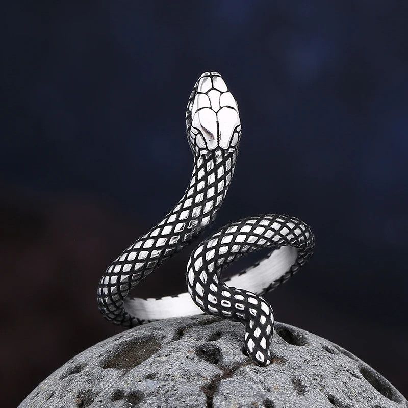 Japanese Brand × Jewelry × Vintage 3D Snake Ring Size ONE SIZE - 2 Thumbnail