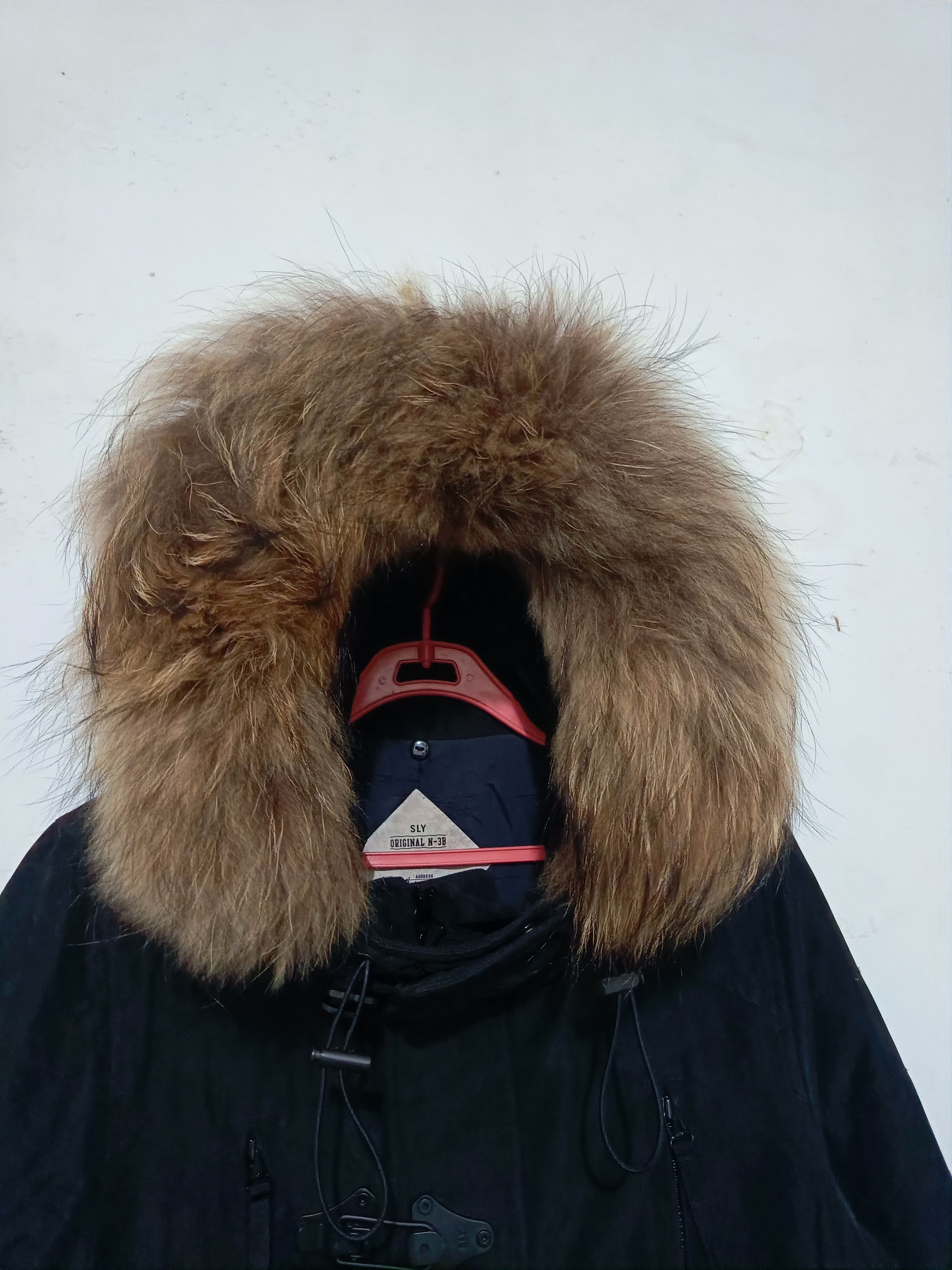 If Six Was Nine × Japanese Brand × Le Grande Bleu (L.G.B.) SLY Gimmick Raccoon Fur Parka Cargo Jacket Size US S / EU 44-46 / 1 - 4 Thumbnail