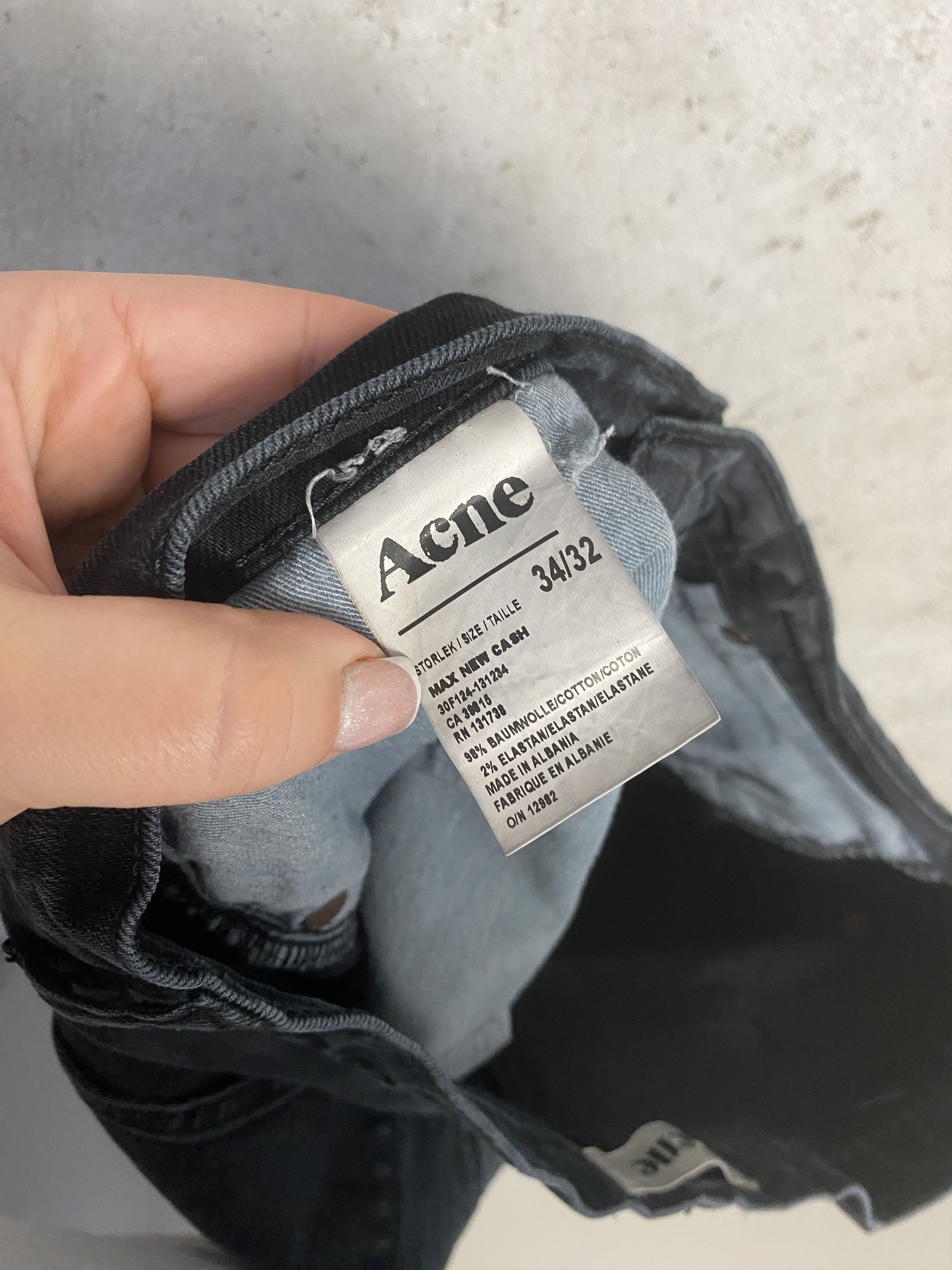 Acne Studios Acne Max New Cash denim jeans pants casual Size US 34 / EU 50 - 6 Thumbnail