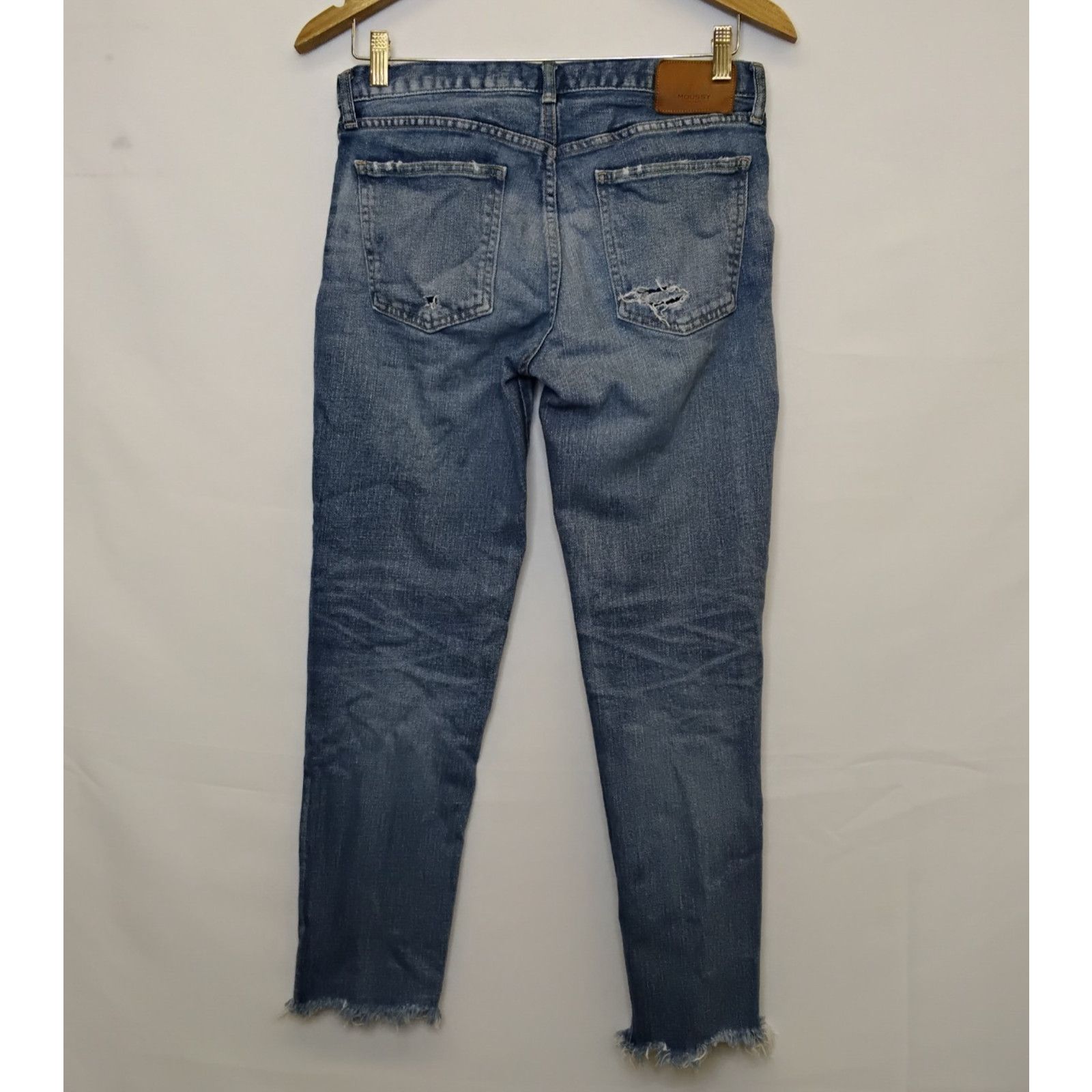 MOUSSY Moussy Vintage Jeans Slim Women's 28" x 27" Light Wash Japan Size 28" / US 6 / IT 42 - 3 Thumbnail