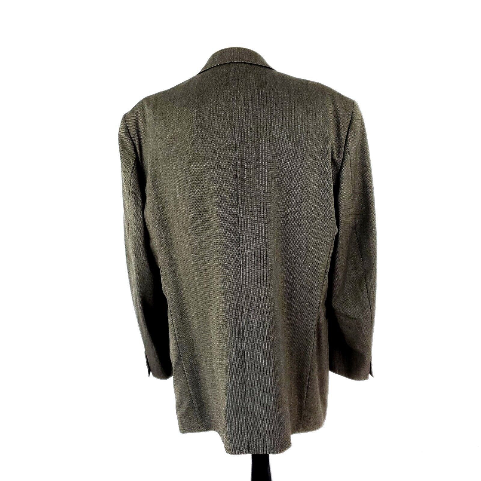 Givenchy Monsieur Givenchy Worsted Wool 4 Button Sport Coat 46L Brown Size 46L - 5 Thumbnail