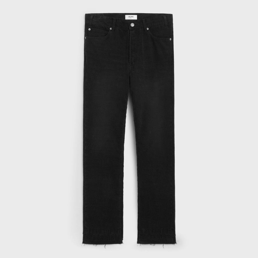 Celine o1d2blof0226 Jeans in Black Size US 33 - 1 Thumbnail