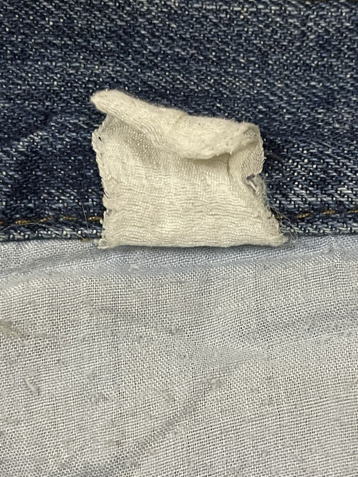 Hanes Vintage 90s Hanes Blue Wash Style Distressed Baggy Jeans Size US 34 / EU 50 - 9 Thumbnail