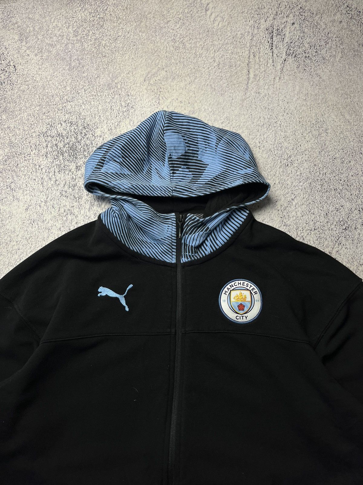 Puma Vintage Puma Manchester Citi Zip Up Hoodie Size US M / EU 48-50 / 2 - 8 Thumbnail