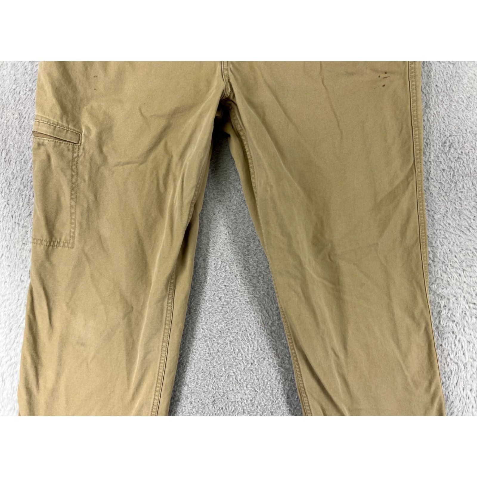 Dockers DOCKERS Cargo Pants Mens 38 Beige 100% Cotton Duck Canvas Straight Relaxed 5-Pocket Pockets Belt Loops Casual Workwear Outdoor Size US 38 / EU 54 - 6 Thumbnail