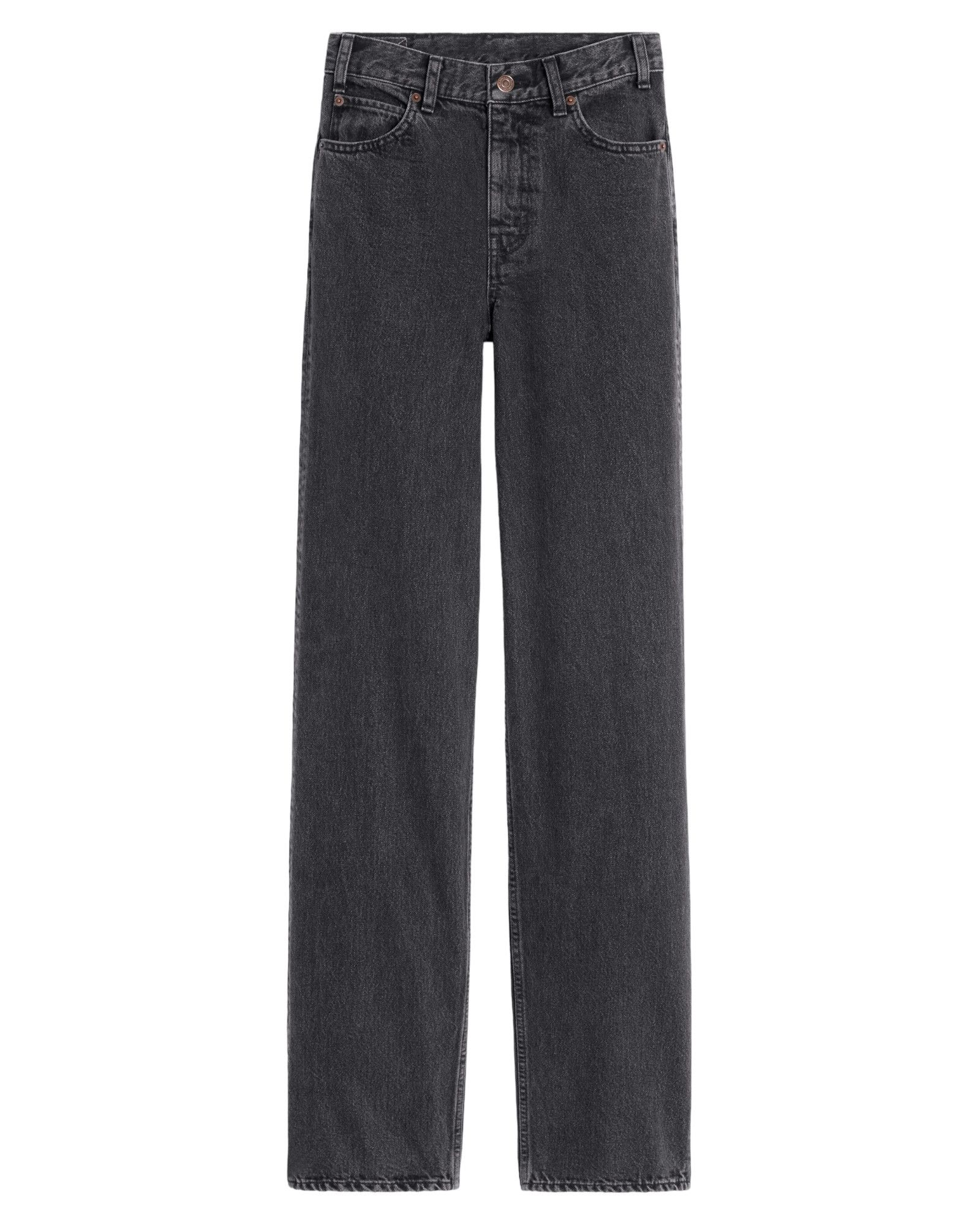 image of Celine 2N756947F.38Ch Kitty Jeans In Charcoal Wash Denim, Women's (Size 30)