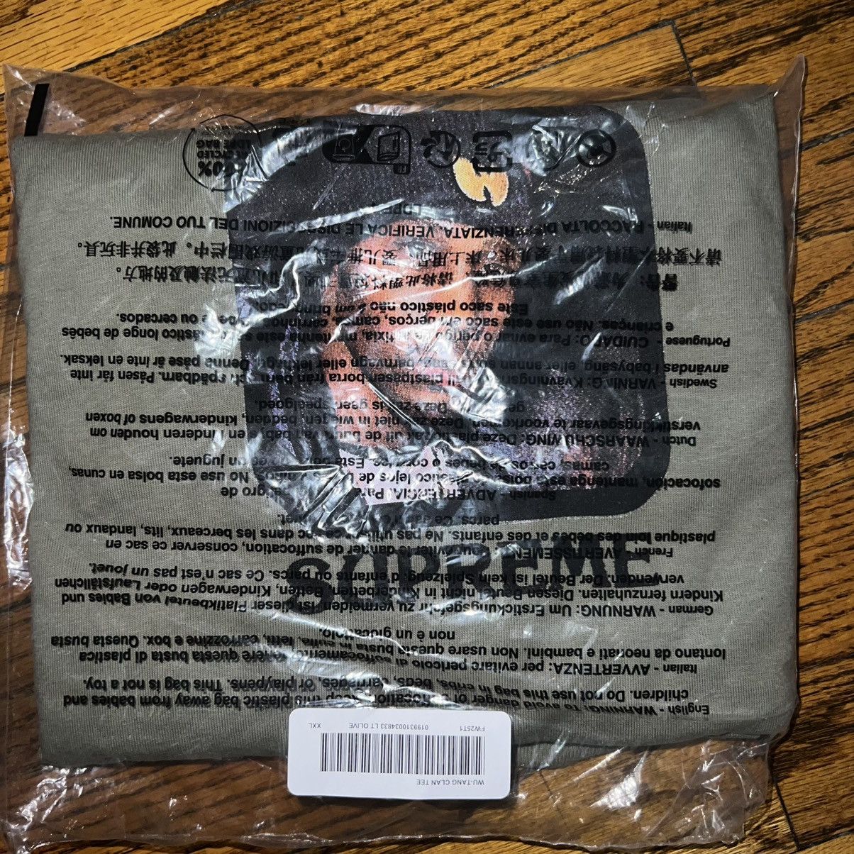 Supreme Supreme Wu Tang Clan Rza Tee Olive Size: XXL Size US XXL / EU 58 / 5 - 5 Thumbnail