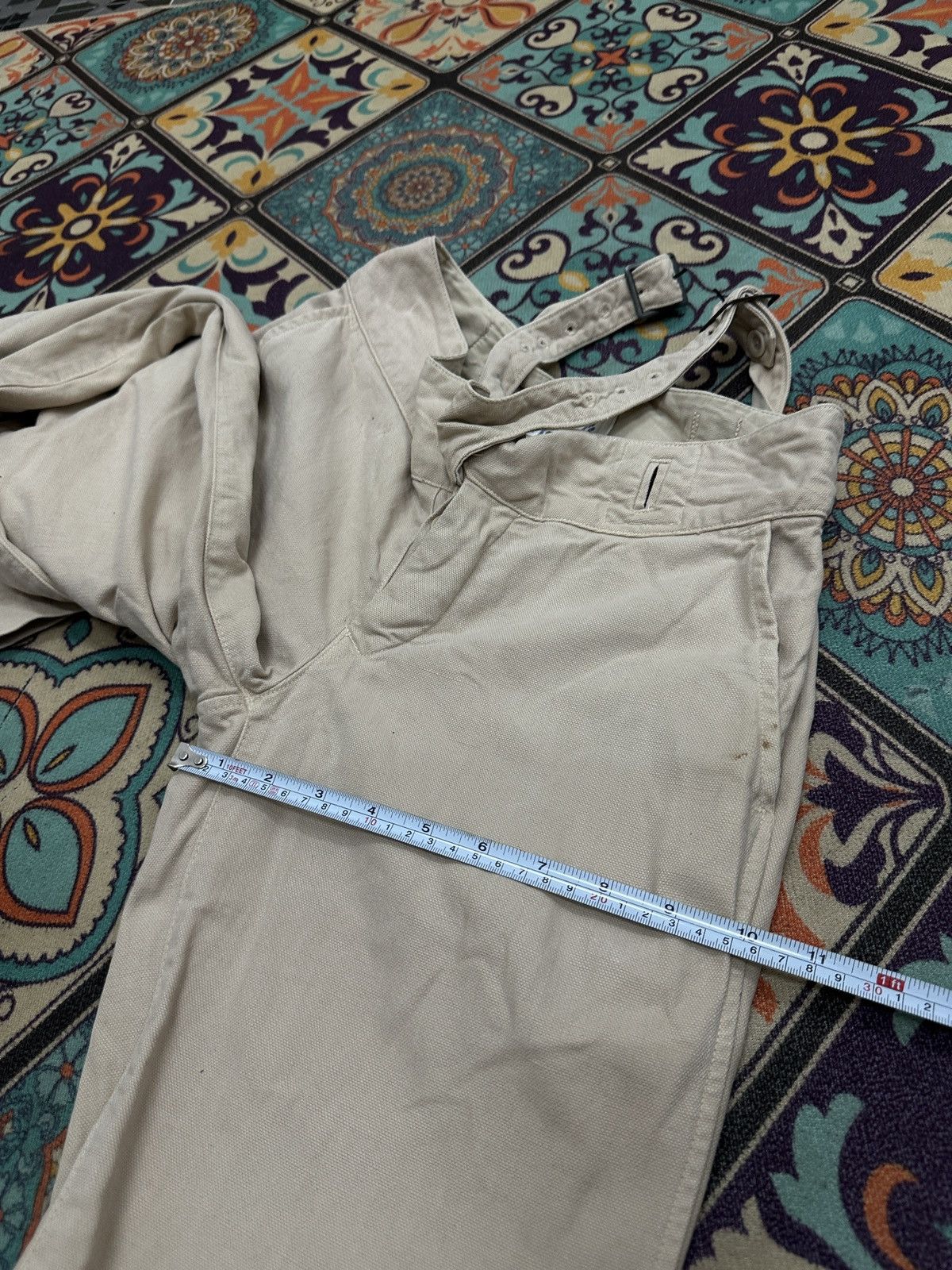 45rpm 45rpm Japan Heavy Cotton Unique Suspender Style Trousers Size US 30 / EU 46 - 11 Thumbnail