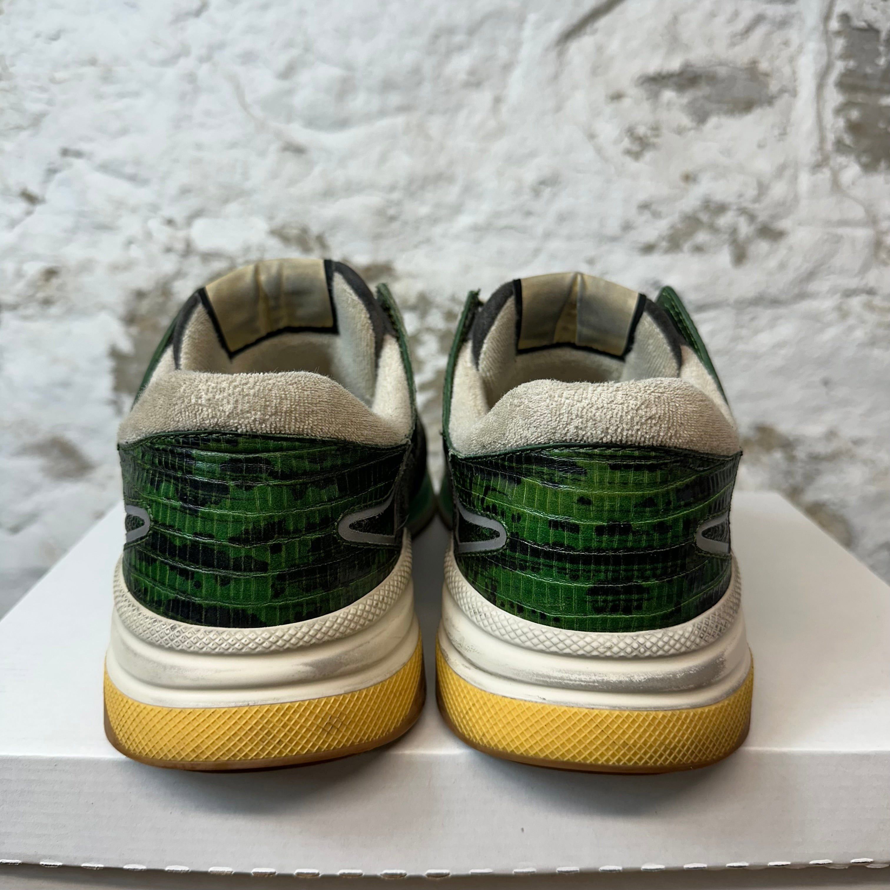 Gucci Gucci Ultrapace Green Gray Sneaker Sz 9.5 Size US 9.5 / EU 42-43 - 6 Thumbnail