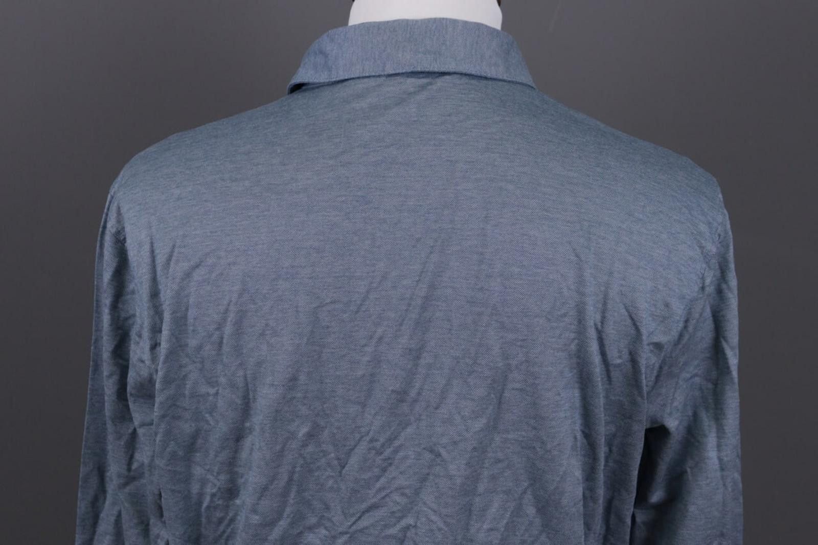 Gieves & Hawkes Gieves & Hawkes Blue Long Sleeve Polo Shirt Size XXL Size US XXL / EU 58 / 5 - 8 Thumbnail