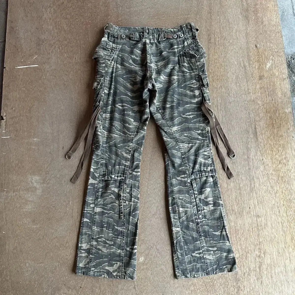 Vintage RARE‼️ W30 L31 FLARE/BOOTCUT Japanese Vtg Bondage Punk Cargo Size US 30 / EU 46 - 12 Thumbnail