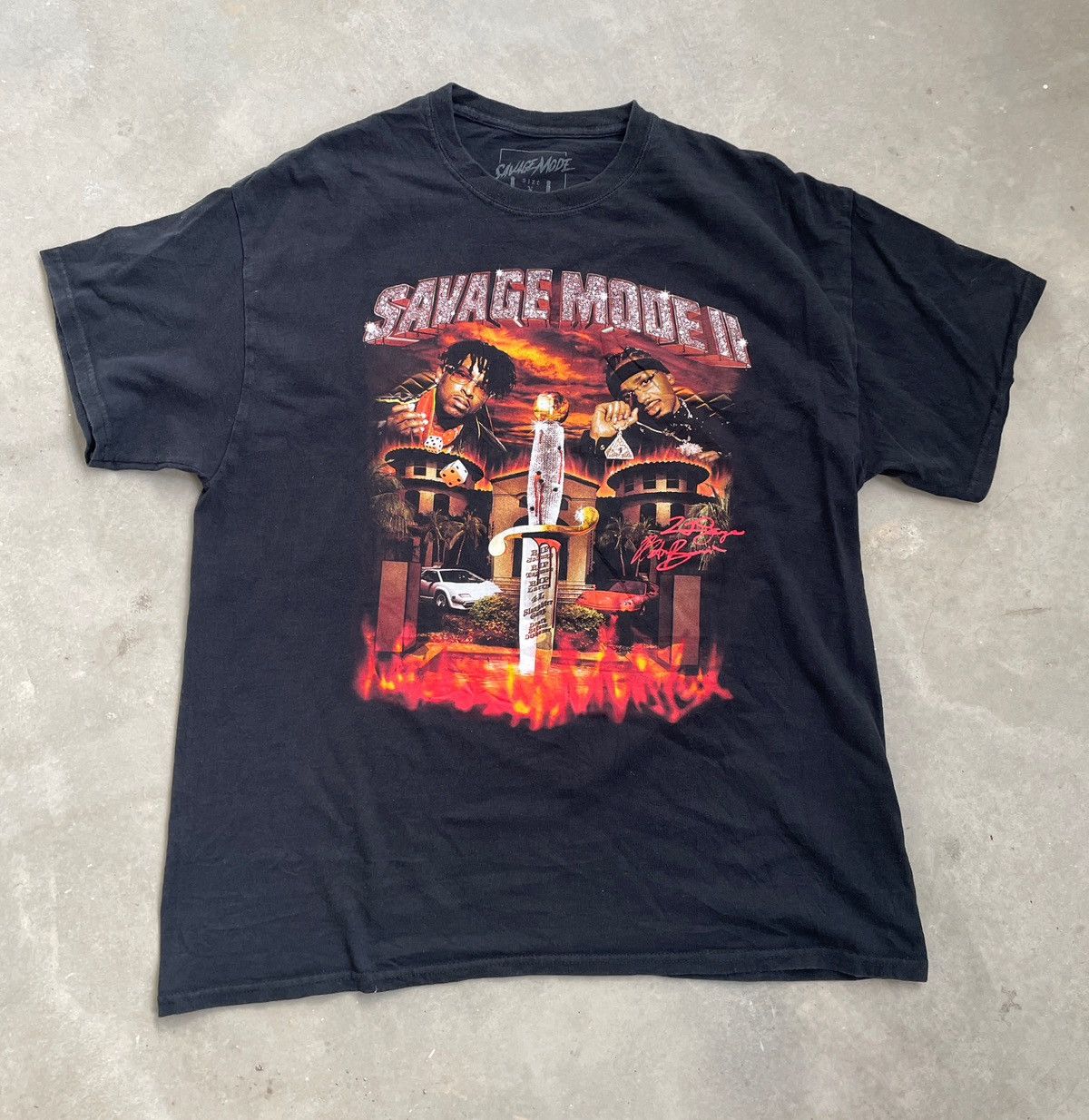 Rap Tees SAVAGE MODE 2 RAP TEE Size US XL / EU 56 / 4 - 1 Thumbnail