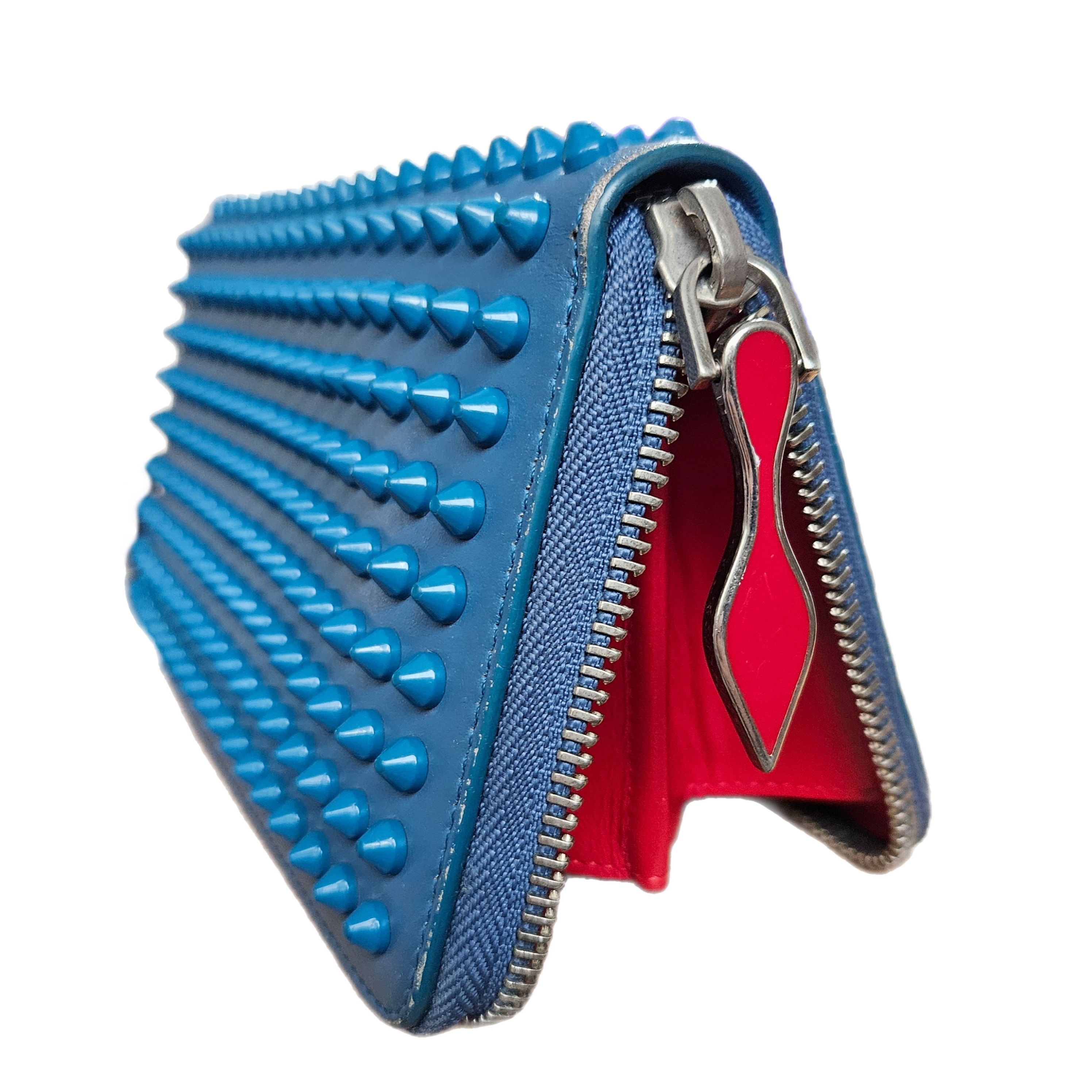 Christian Louboutin Christian Louboutin Ocean Blue Panettone Long Wallet w/ Box Size ONE SIZE - 6 Thumbnail