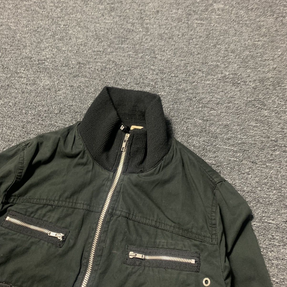 Other Vintage black parachute bomber pockets crop Diveded Jacket Size S / US 4 / IT 40 - 5 Thumbnail
