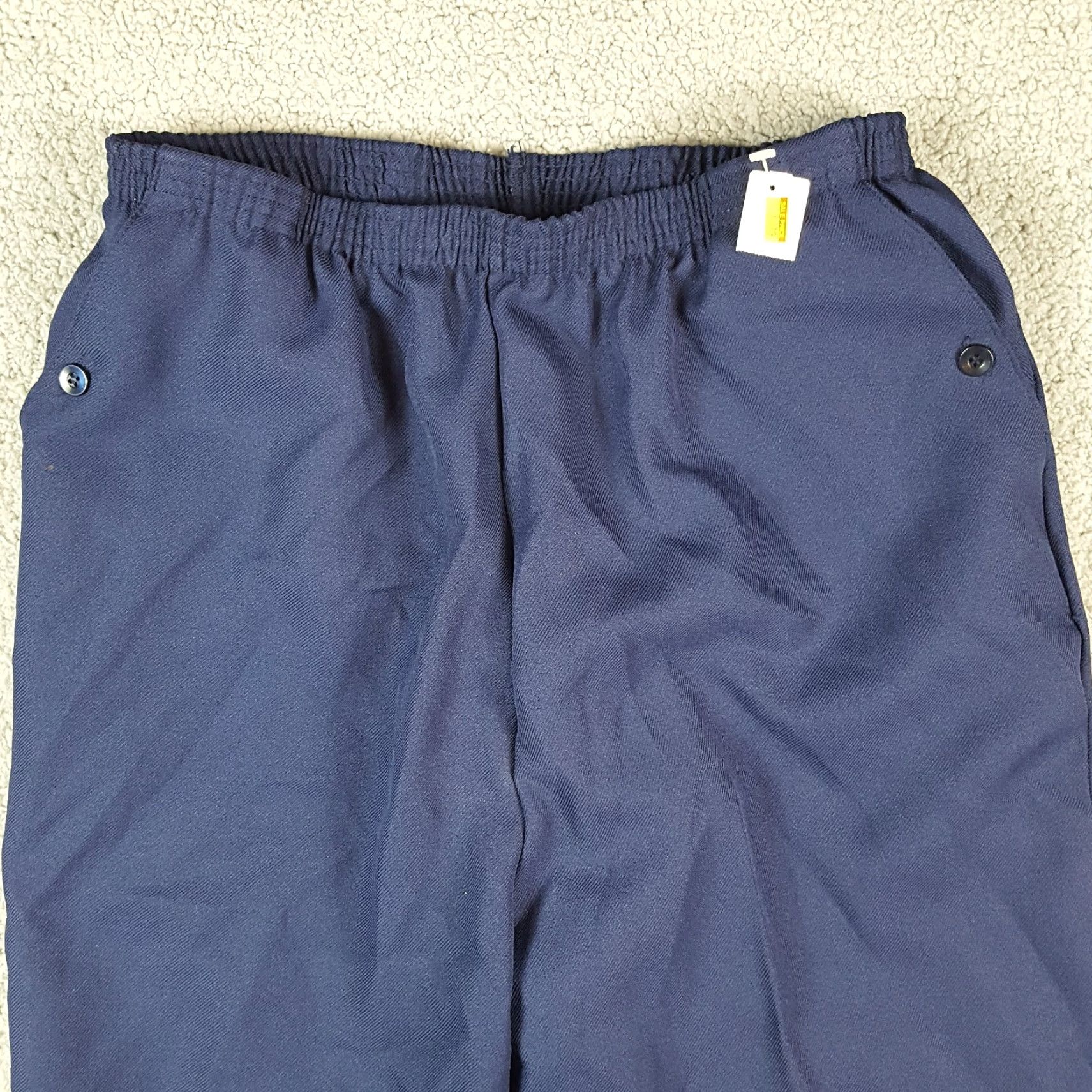Vintage VINTAGE Separate Issue Dress Pants Women 80s 90s 00s Stretch Waist Tapered Leg Size 18 USA Made Blue Size 40" / US 18 - 2 Thumbnail
