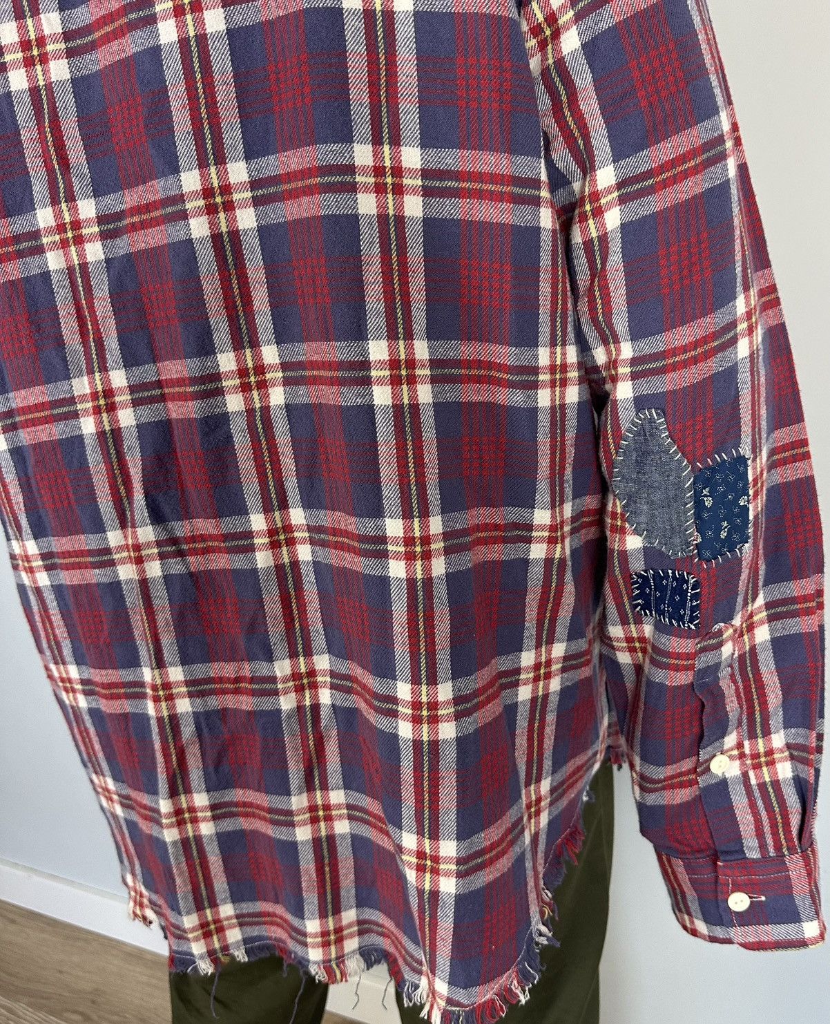Polo Ralph Lauren Ralph Lauren Polo Country RL Distressed Flannel Shirt rare Size US XXL / EU 58 / 5 - 8 Thumbnail