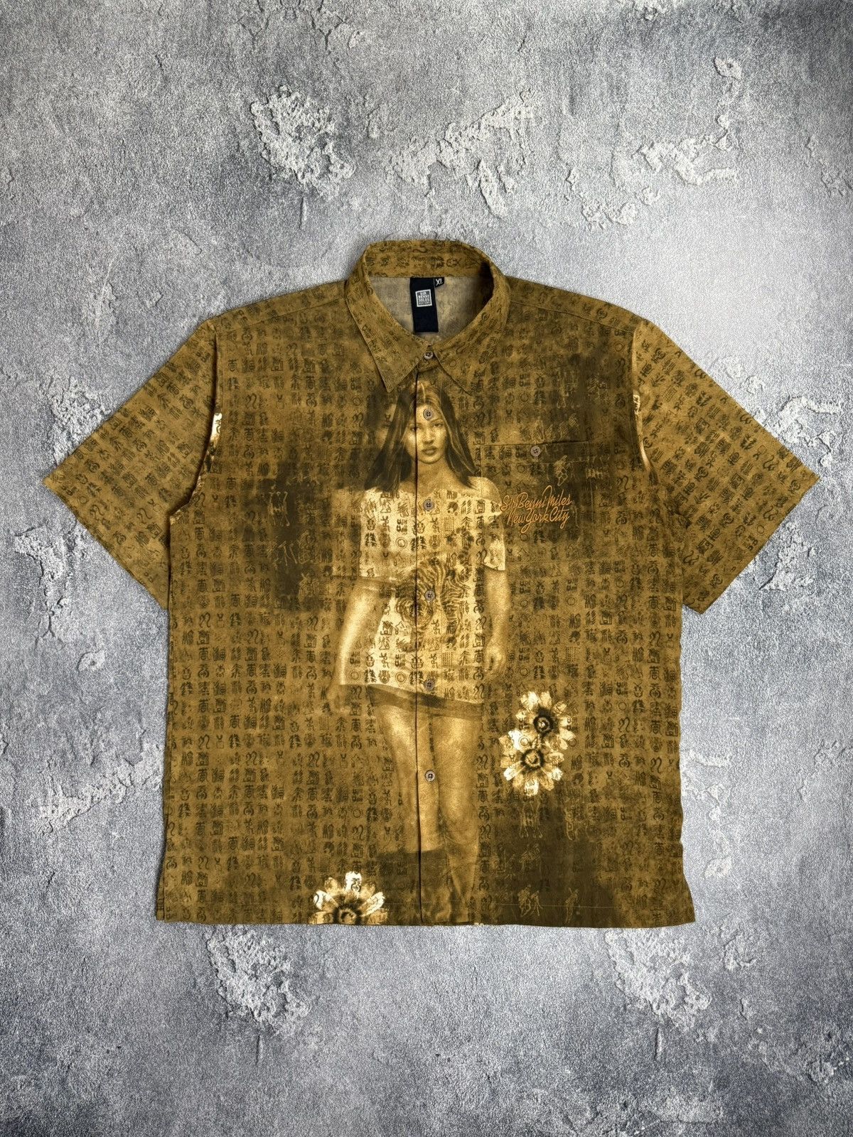 JNCO Sir Benni miles New York Y2K Baggy Japanese Asian Girl Shirt Size US XL / EU 56 / 4 - 2 Thumbnail
