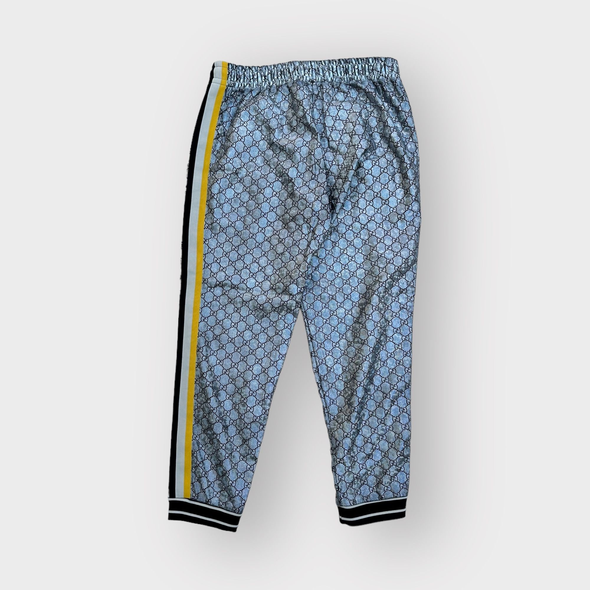 Gucci Gucci Sweatpants Monogram Shiny Silver Side Web Size US 28 / EU 44 - 2 Thumbnail