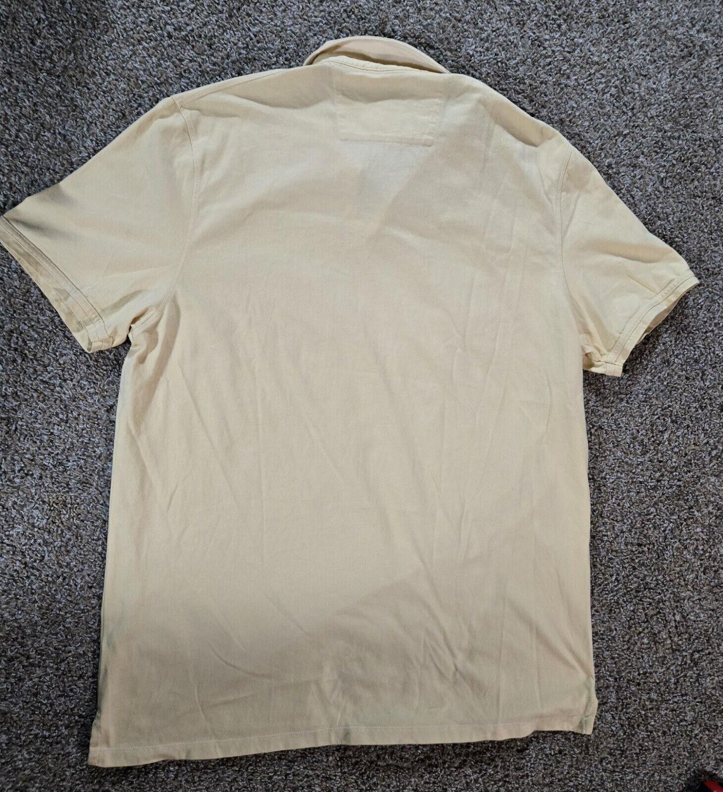 Banana Republic Banana Republic Yellow Fitted Pima Polo Size XL Size US XL / EU 56 / 4 - 12 Thumbnail