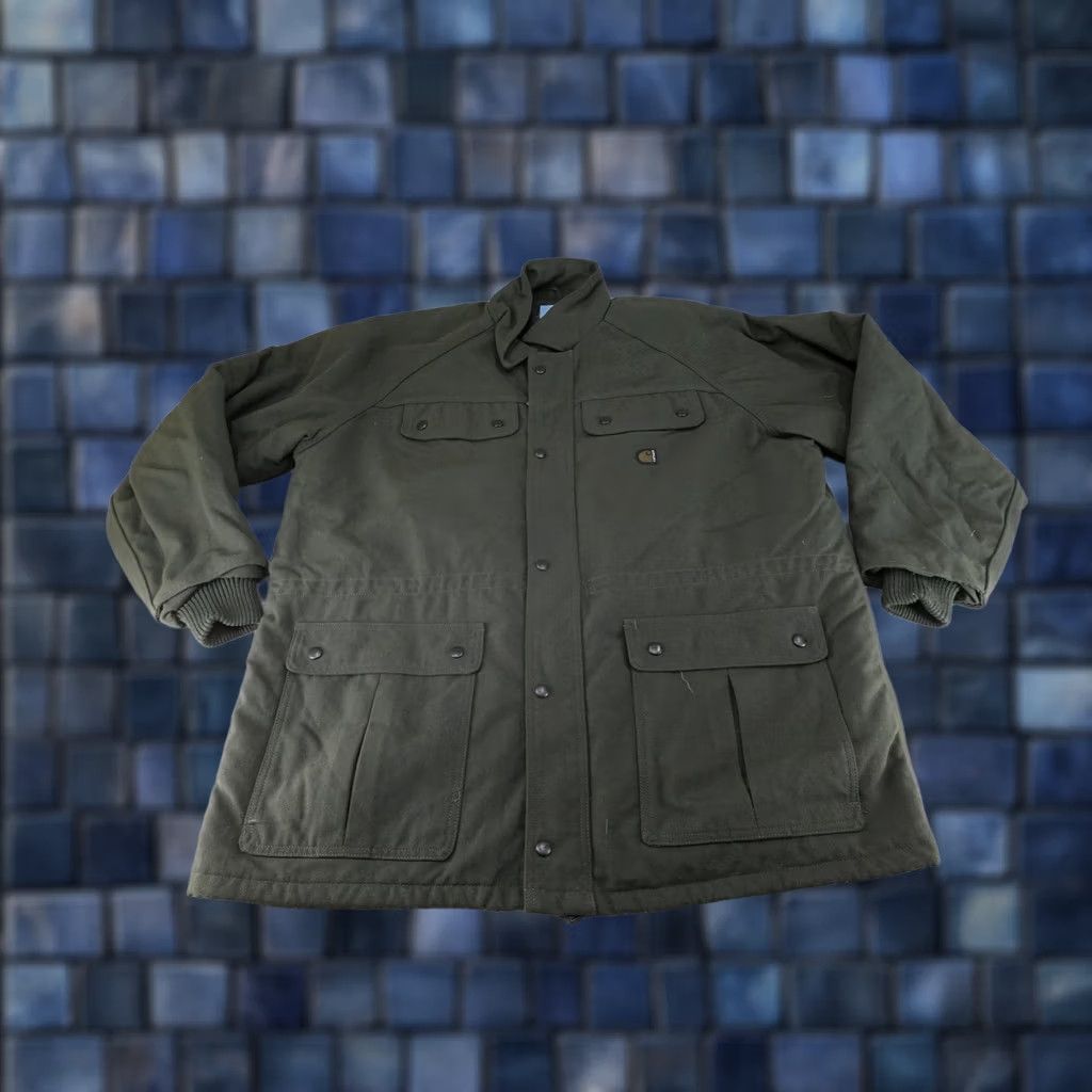Carhartt VINTAGE Carhartt Jacket Mens L Green Quilted Lined Canvas Workwear Outdoor Coat Size US L / EU 52-54 / 3 - 1 Thumbnail