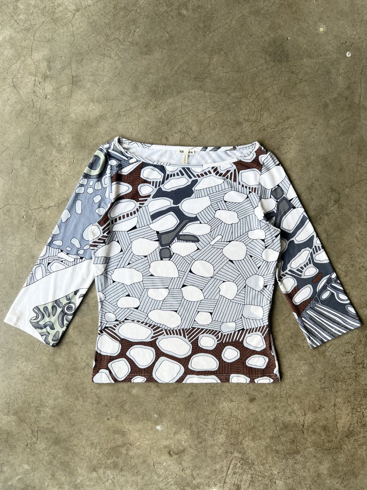 Hermes Hermes Margiela Period Crewneck Linen Top | Grailed