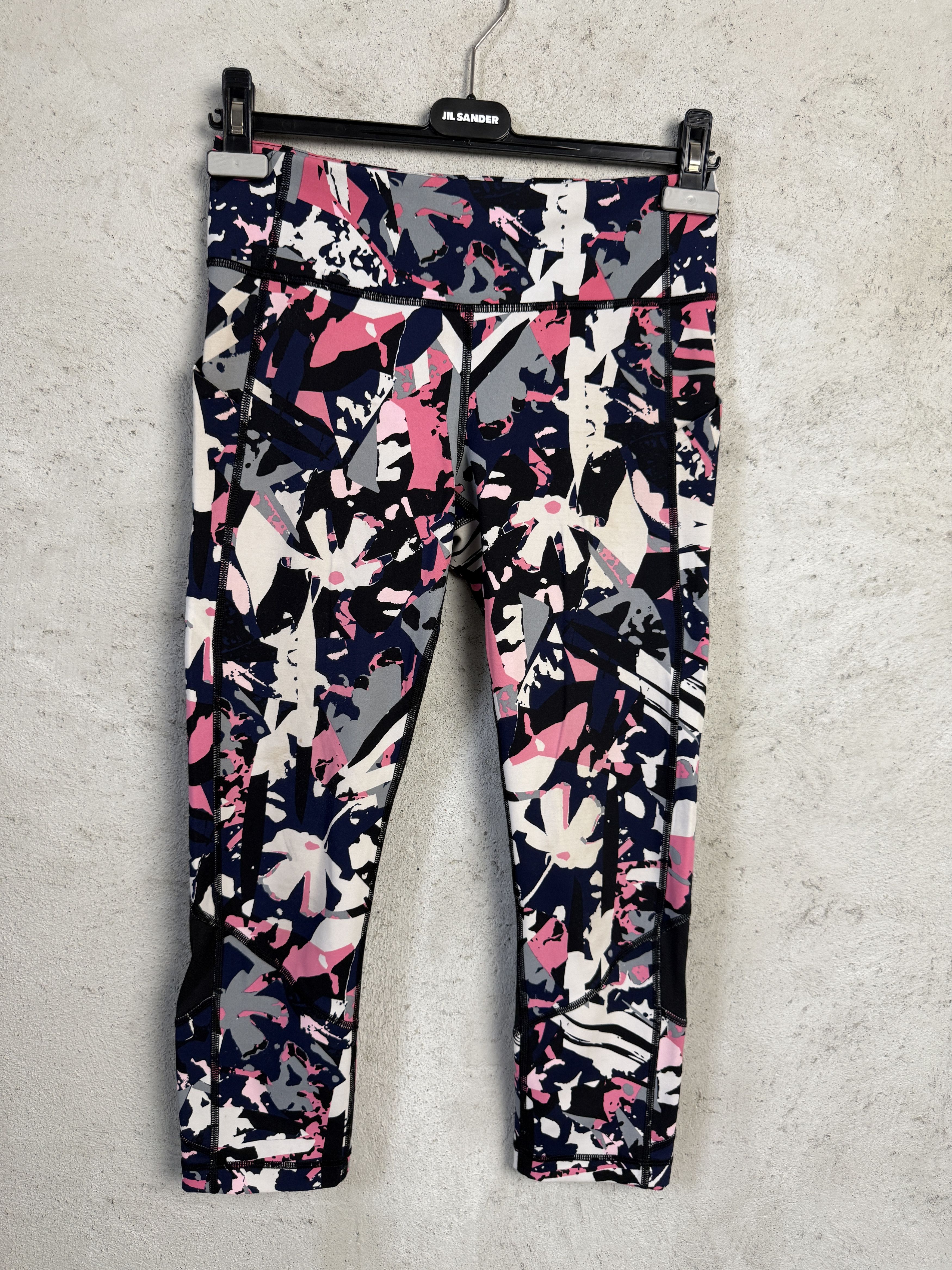 Lululemon Lululemon multicolor 7/8 leggings sport pilates gym yoga Size 28" / US 6 / IT 42 - 2 Thumbnail