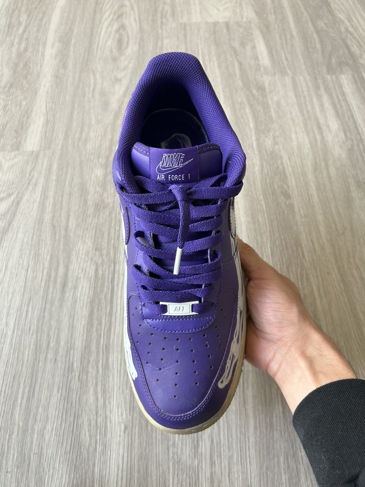 Nike Nike Air Force 1 Low 07’ Purple Skeleton Size 11 Size US 11 / EU 44 - 13 Thumbnail