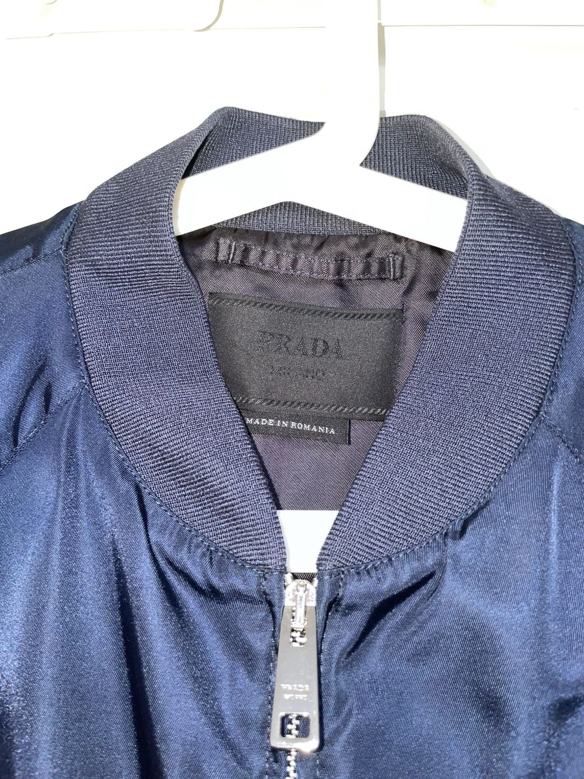 Prada Prada men’s Navy nylon light bomber jacket Size US S / EU 44-46 / 1 - 4 Thumbnail