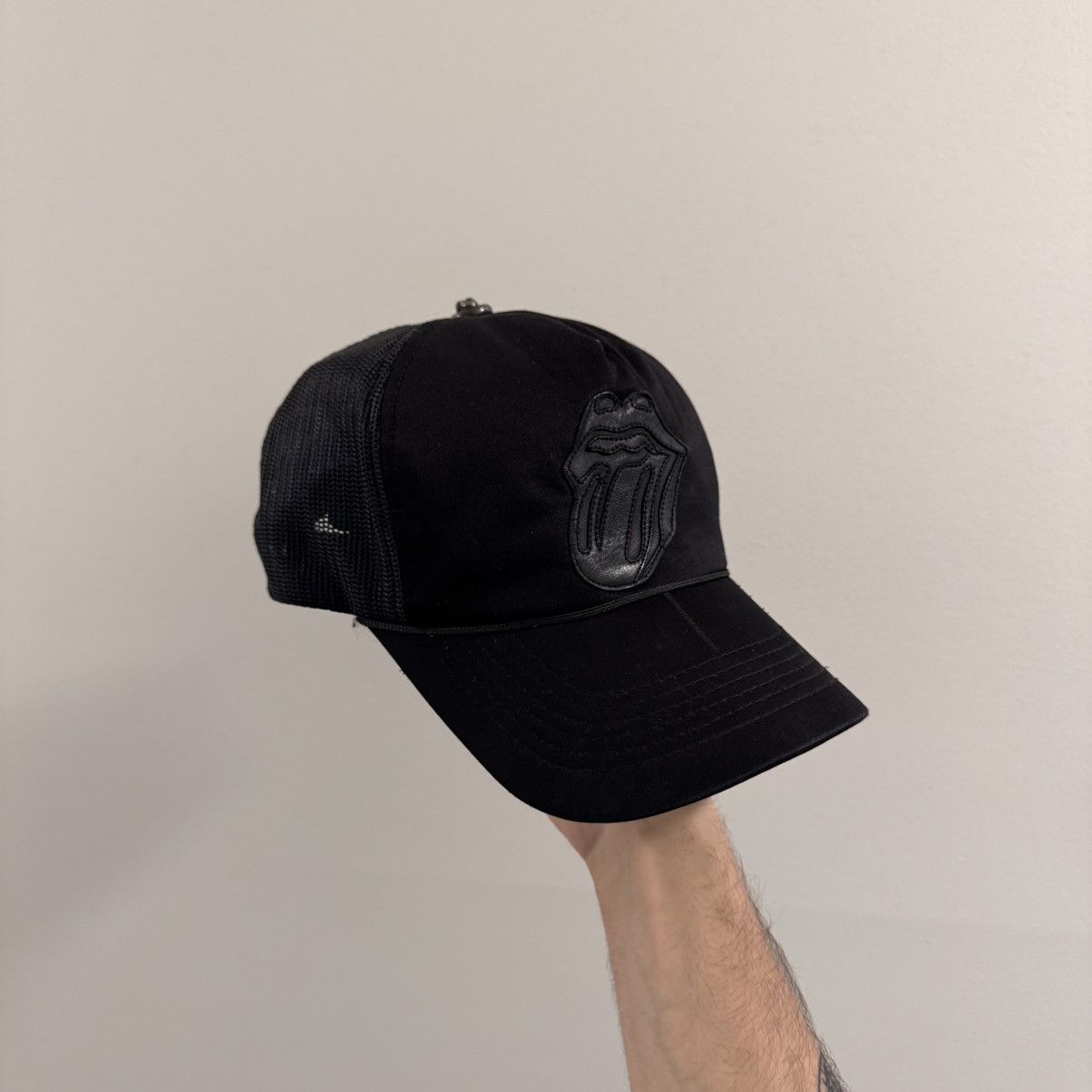 CHROME HEARTS x The Rolling Stones キャップ CHROME HEARTS クロムハーツ ROLLING STONES TRUCKER CAP リップ