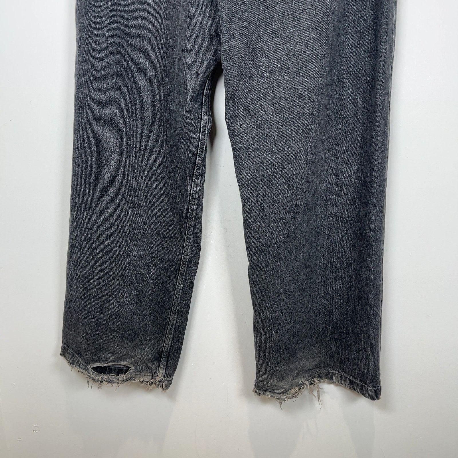Acne Studios Acne Studios 1989 Ash Black Wide Leg Jeans Size US 32 / EU 48 - 7 Thumbnail