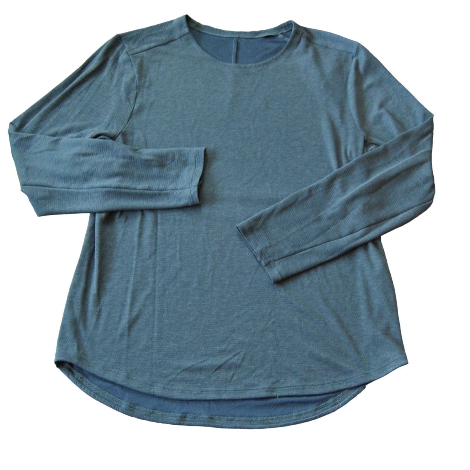 Lululemon Lululemon Athletica Small Dark Gray Long Sleeve Shirt Size US S / EU 44-46 / 1 - 1 Thumbnail