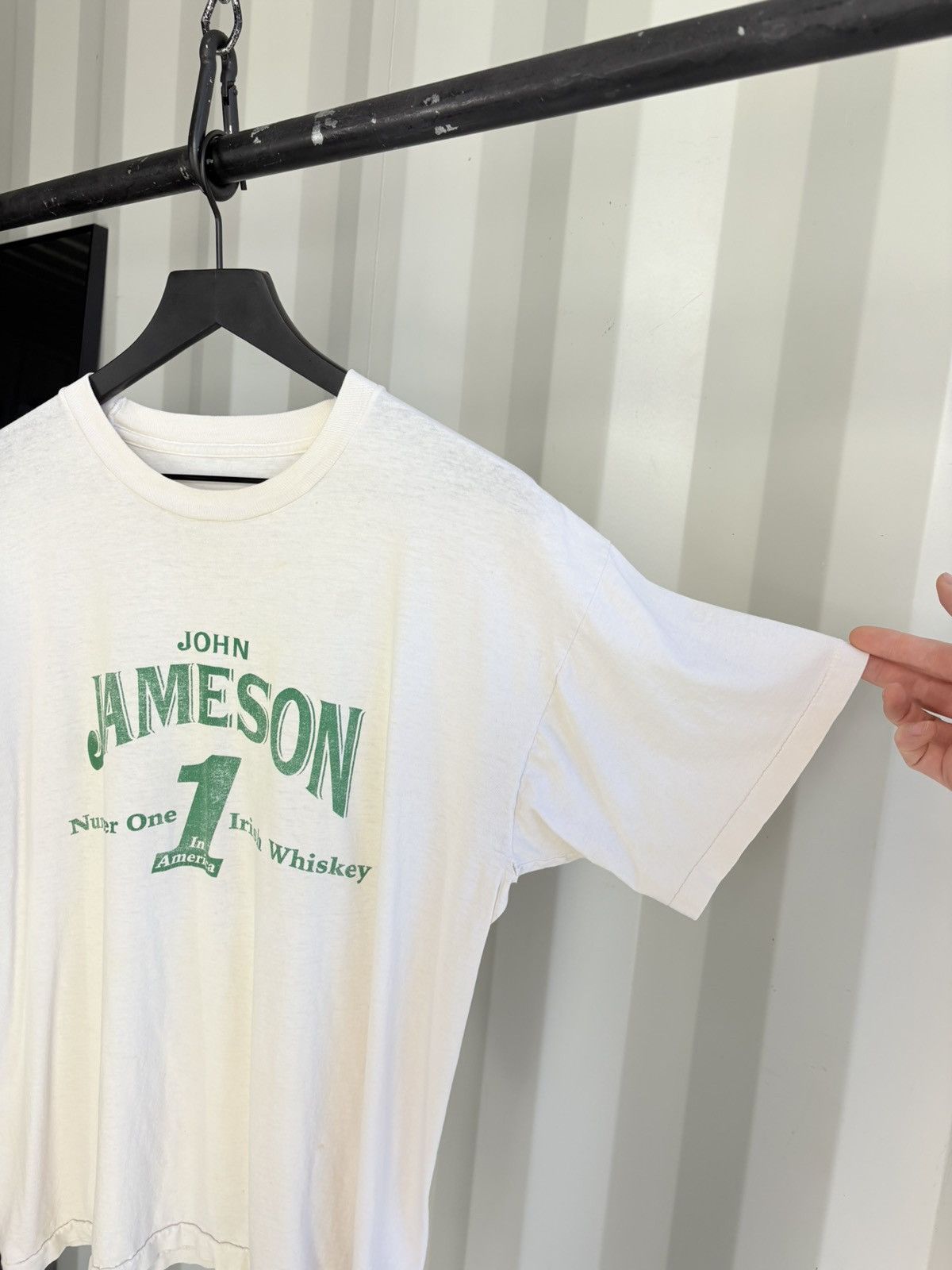 Vintage Vintage Jameson Thrashed Distressed Faded Shirt GRUNGE Band Size US L / EU 52-54 / 3 - 2 Thumbnail
