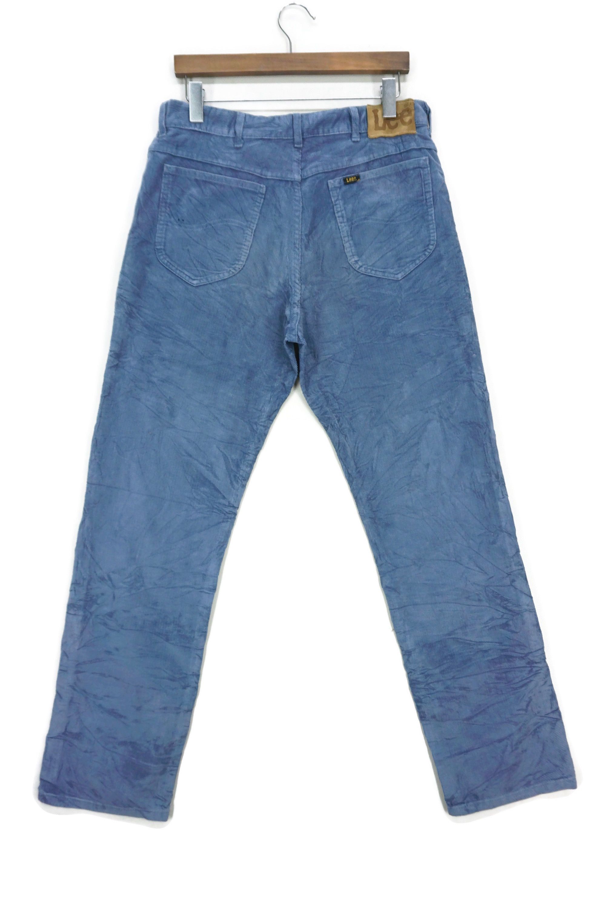 image of High Rise Straight Leg Corduroy Lee Riders New Age Cowboys in Blue, Men's (Size 34)