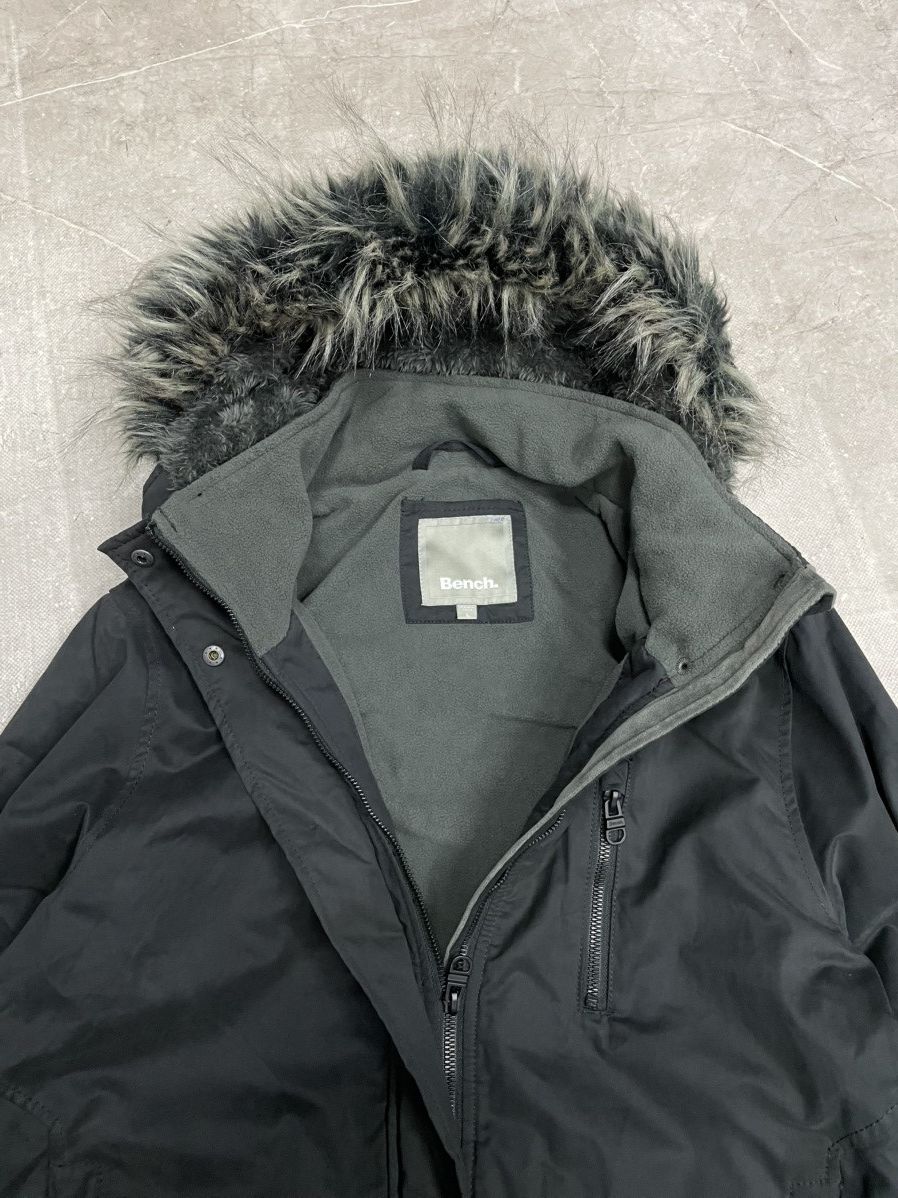 If Six Was Nine Black Bomber fur hood If six was nine style y2k hype Size US M / EU 48-50 / 2 - 6 Thumbnail