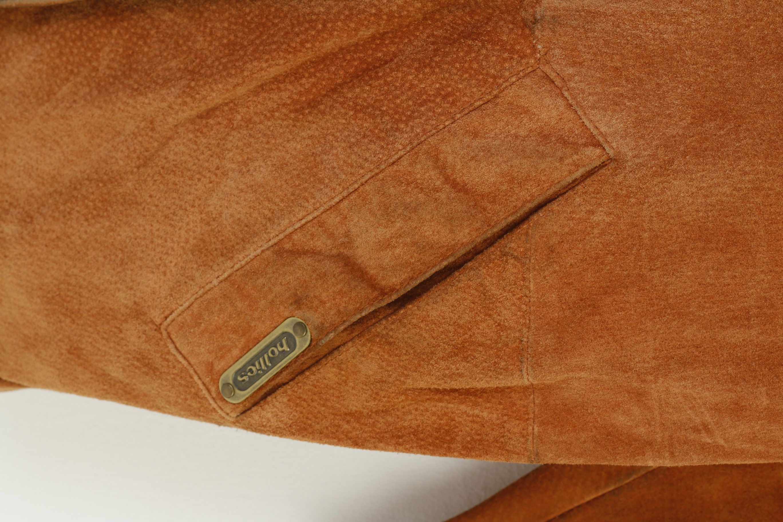 Leather Hollies Women 38 M Leather Jacket Double Breasted 10958 Size M / US 6-8 / IT 42-44 - 4 Thumbnail