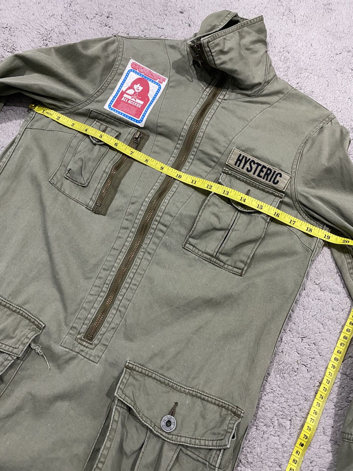 Hysteric Glamour Hysteric Glamour Army Jacket Punk Style Size US S / EU 44-46 / 1 - 17 Thumbnail