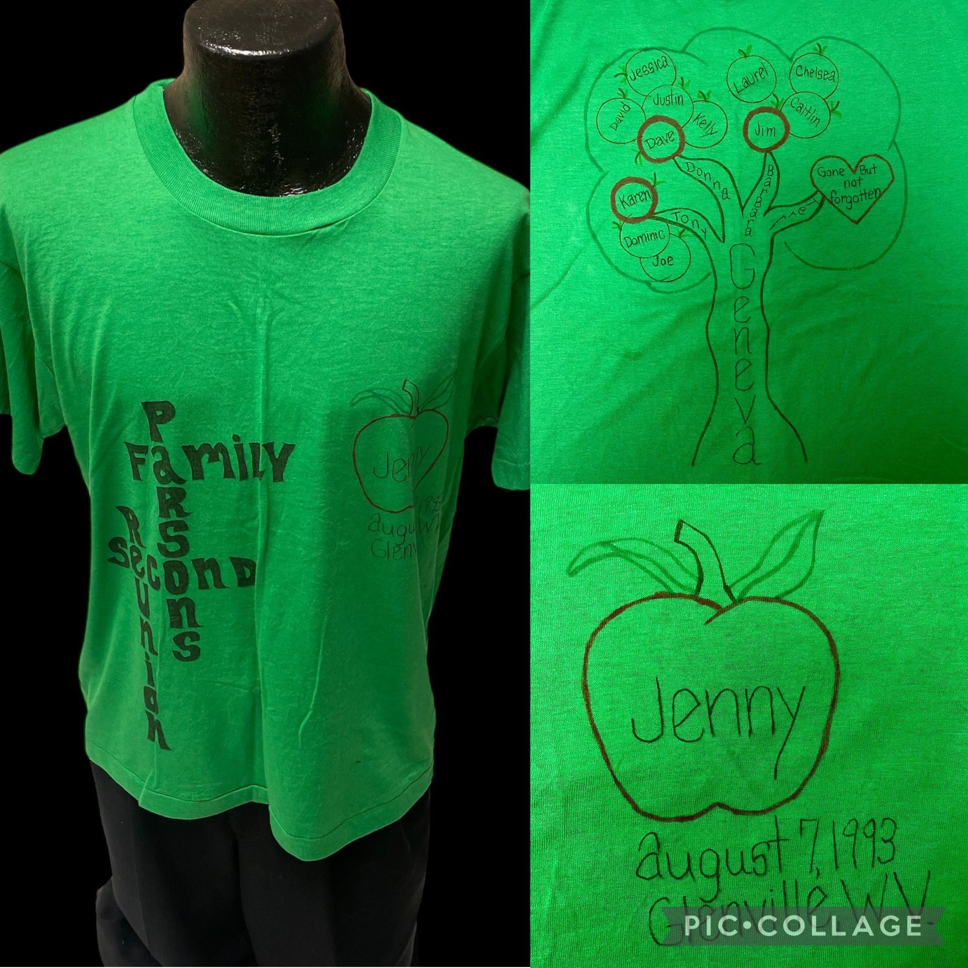 Other Vtg Screen Stars Parsons Family Tree JENNY 1993 50/50 Shirt Size US L / EU 52-54 / 3 - 1 Thumbnail