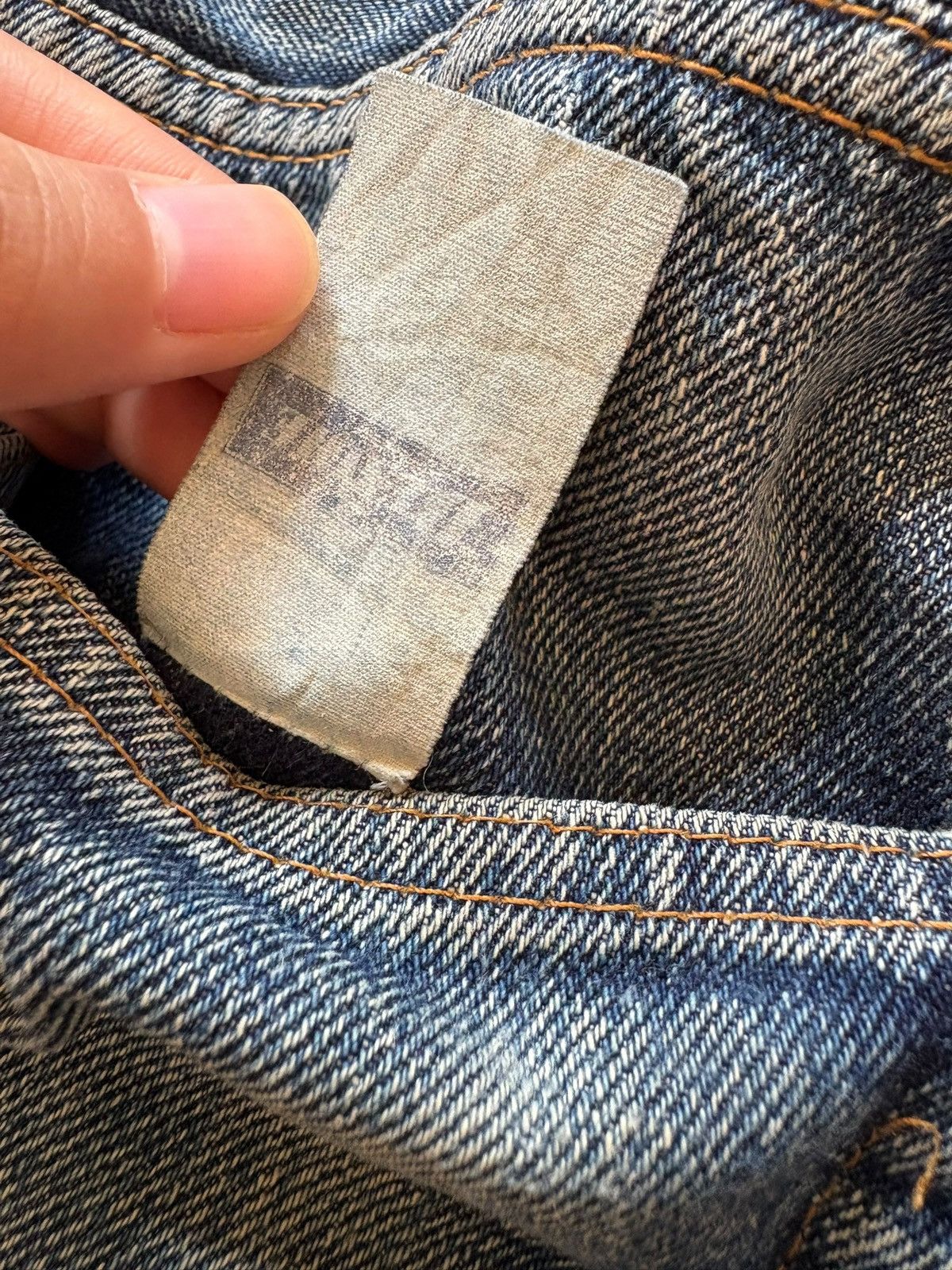 Denime × Japanese Brand Vintage Denime Selvedge Rusty Mud Wash Loose Baggy Shorts Size US 31 - 13 Thumbnail