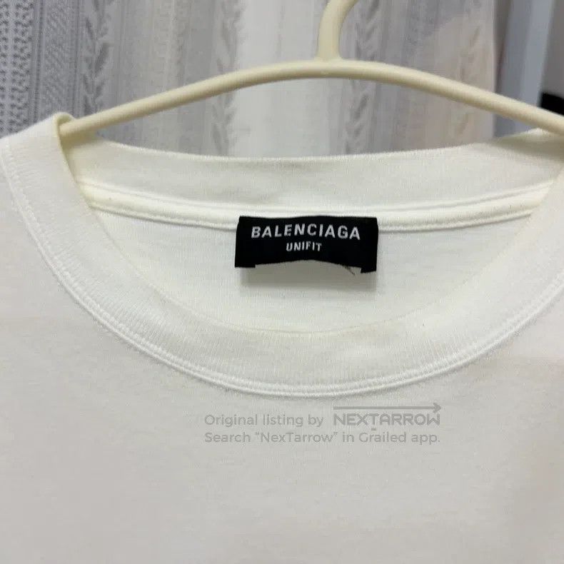 Balenciaga Balenciaga Scissors Print White Short Sleeve T-Shirt Size US S / EU 44-46 / 1 - 2 Thumbnail