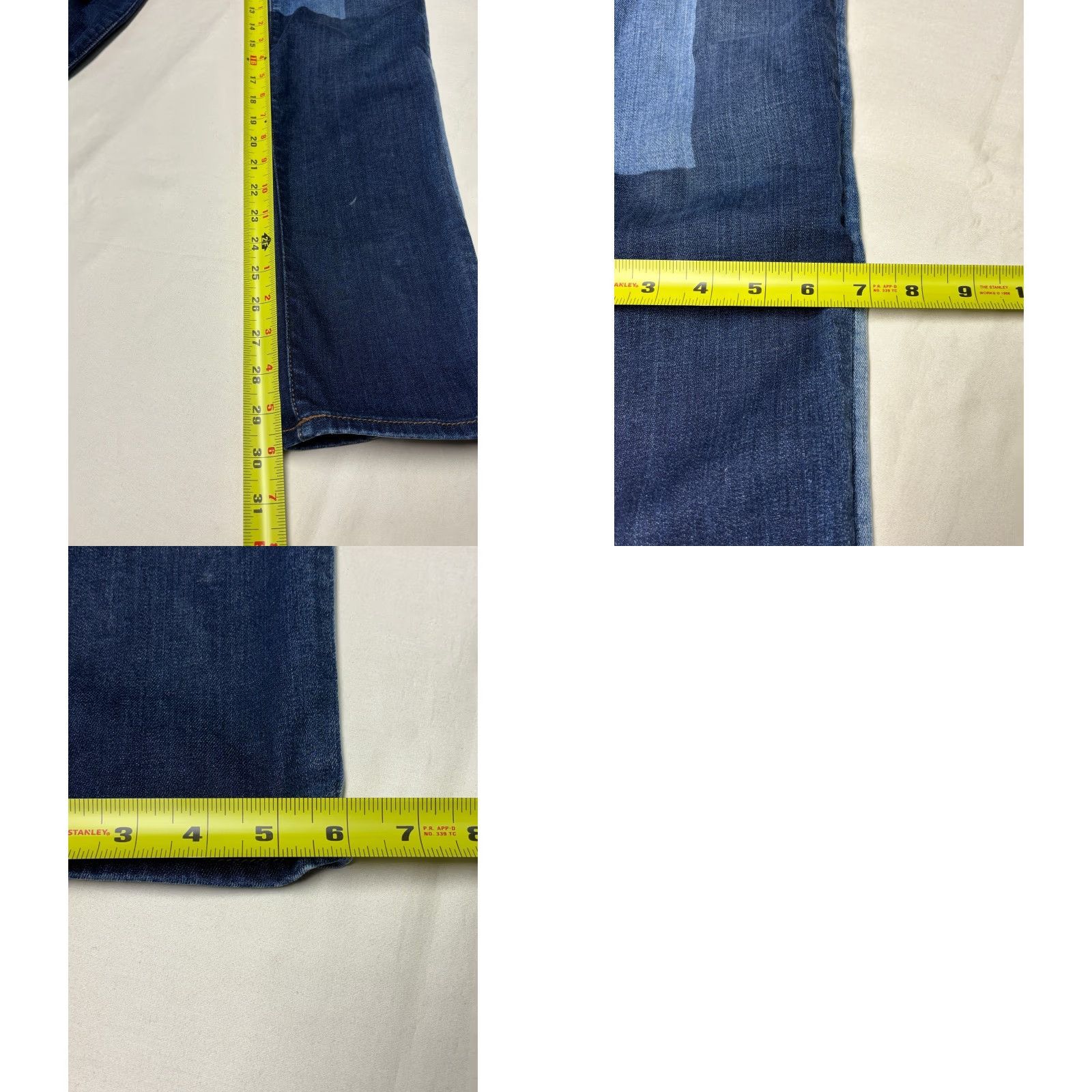 Vintage KUT from the Kloth Catherine Boyfriend Jeans Women's Patchwork Distressed Blue Jeans Size 2 Regular Mid Rise Adults Mens Womens Boys Girls Size 26" / US 2 / IT 38 - 9 Thumbnail