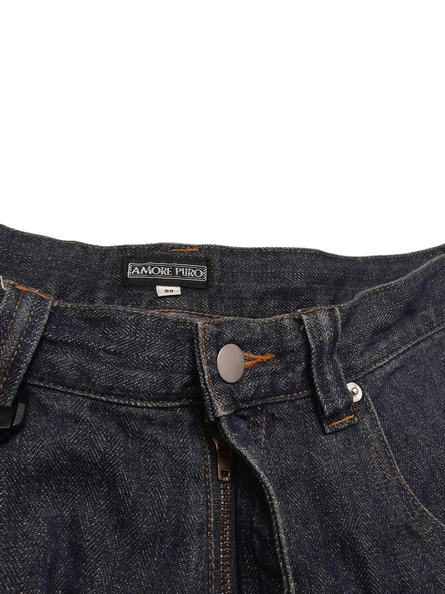 Japanese Brand AMORE PURO HBT Denim (S238) Size US 33 - 5 Thumbnail