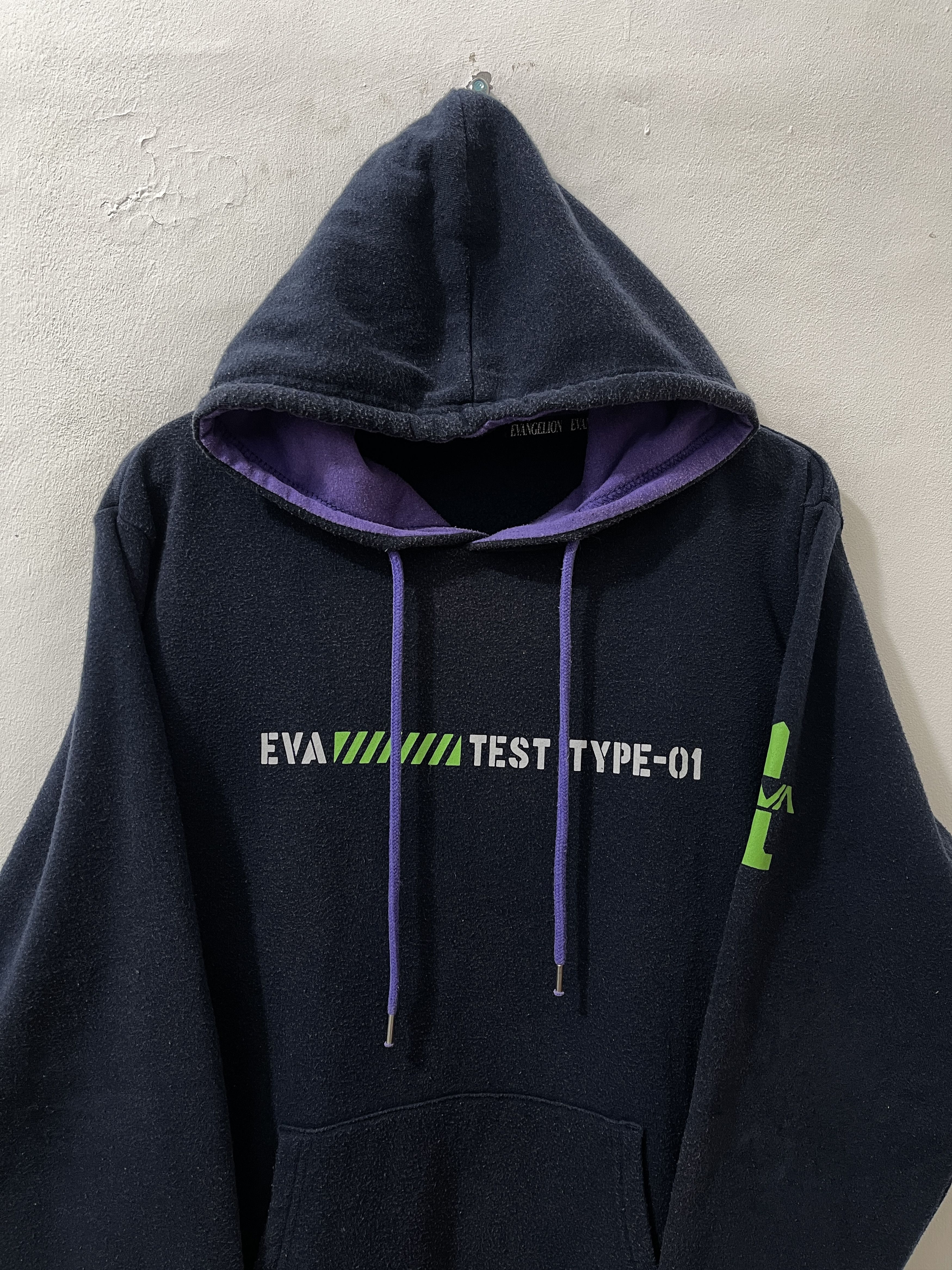 Anime Vintage 2000s Evangelion Japan Anime Archive Pullover Hoodie Size US XL / EU 56 / 4 - 2 Thumbnail