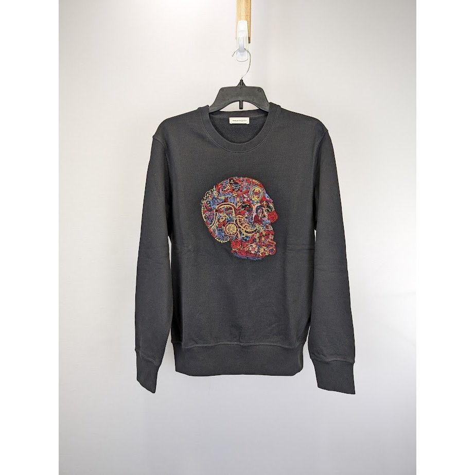 Alexander McQueen o1rshd1 Sweatshirt in Black Size US M / EU 48-50 / 2 - 2 Thumbnail