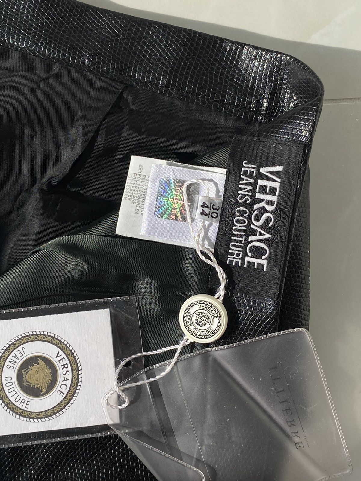 Versace × Versace Jeans Couture × Vintage Versace Jeans Couture vintage new skirt mini 44 Size 30" / US 8 / IT 44 - 6 Thumbnail