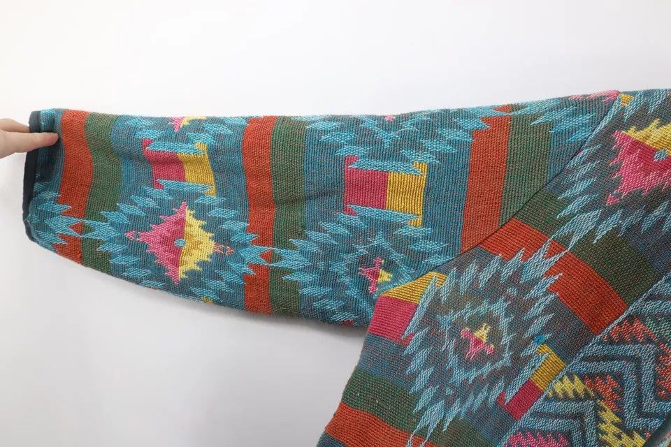 Vintage Vintage 90s Streetwear Tapestry Rainbow Blazer Jacket Size M / US 6-8 / IT 42-44 - 8 Thumbnail