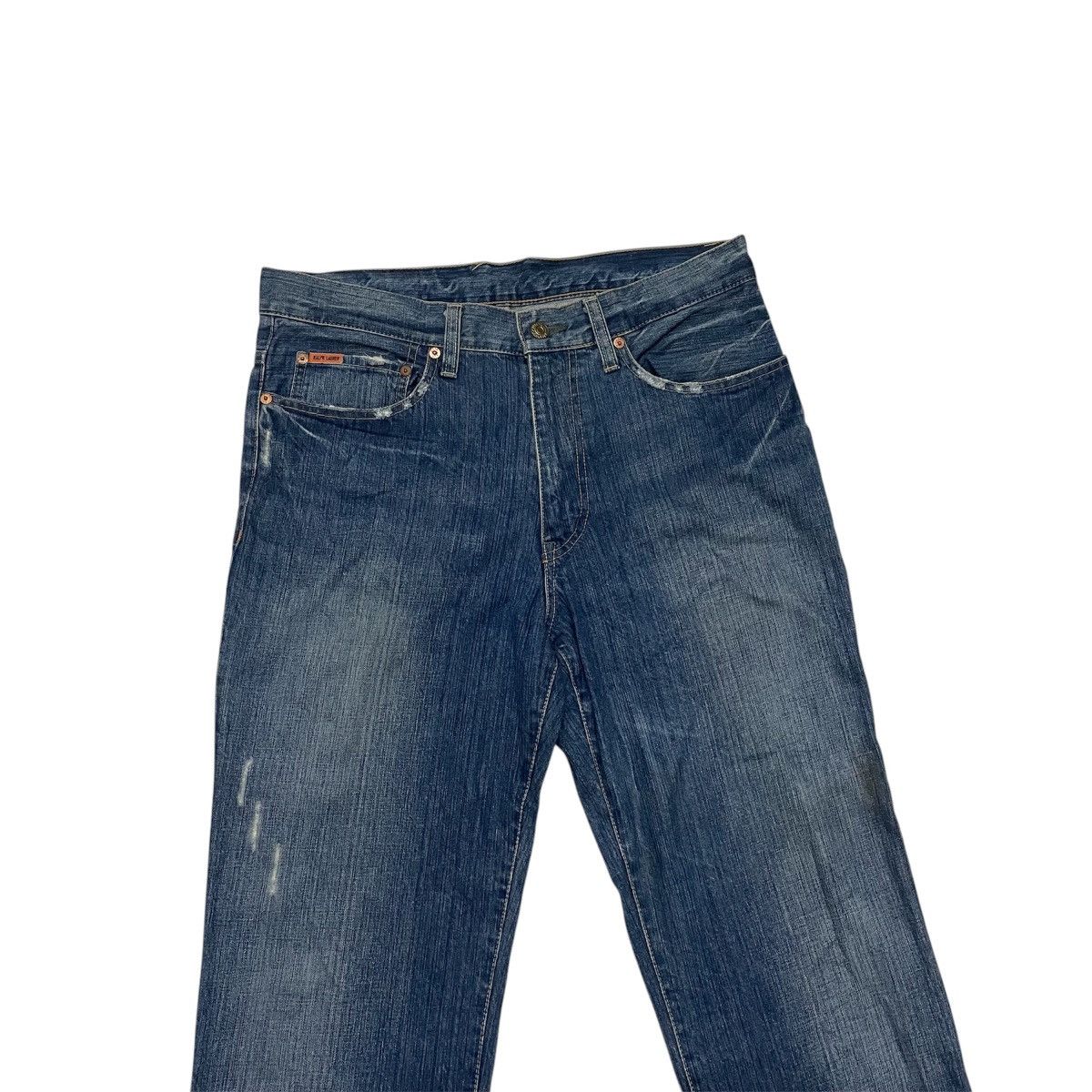 Japanese Brand × Polo Ralph Lauren × Vintage Vintage polo ralph lauren big number Tag 67 denim Size US 34 / EU 50 - 4 Thumbnail