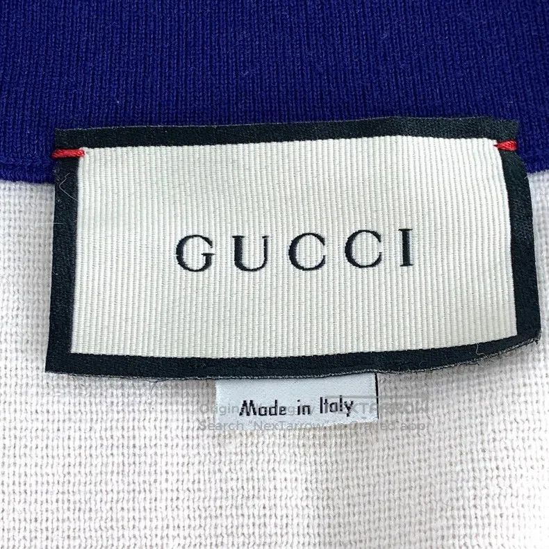 Gucci Gucci Beige bee embroidered cotton V-neck single-breasted Size US XL / EU 56 / 4 - 5 Thumbnail