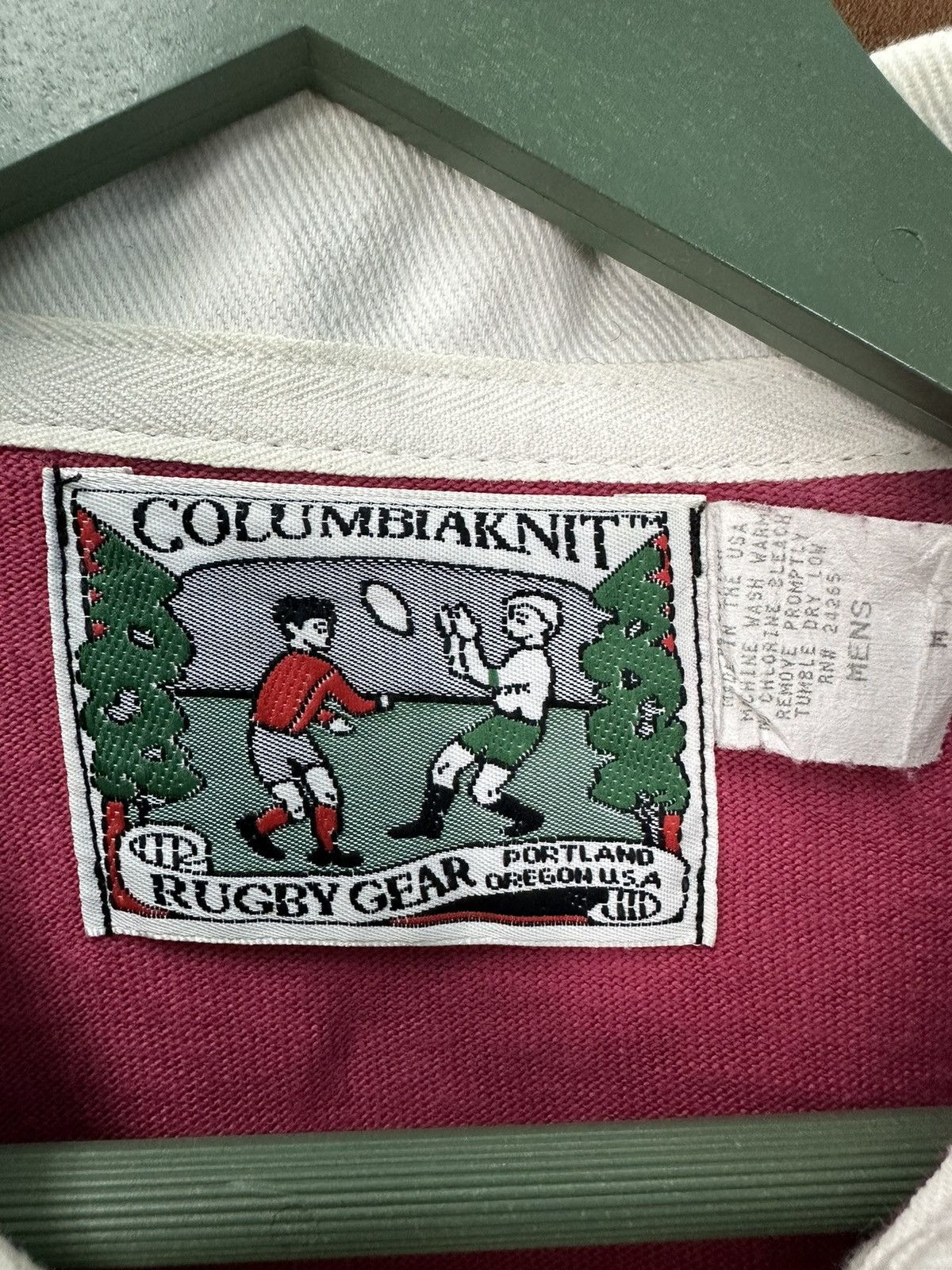 Columbia Rare Columbia knit Rugby Polo Made In Usa A912 Size US M / EU 48-50 / 2 - 8 Thumbnail